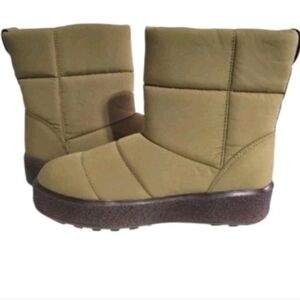 Madewell Toasty Puffer Toffee Brown Waterproof Winter Insulate Snow Boot Women 7